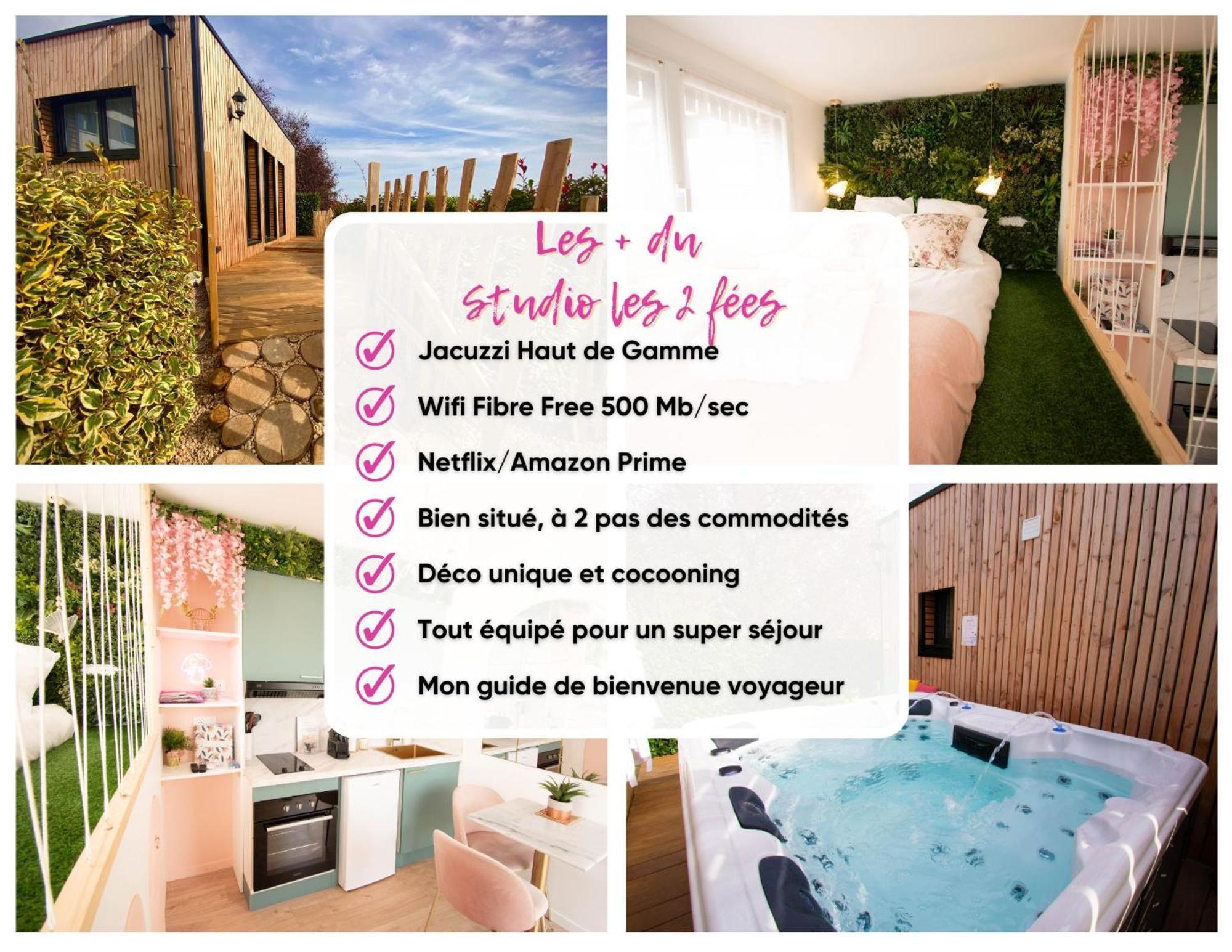 Studio Les 2 Fees - Jacuzzi - Deco Feerique Montfort-sur-Meu Екстер'єр фото